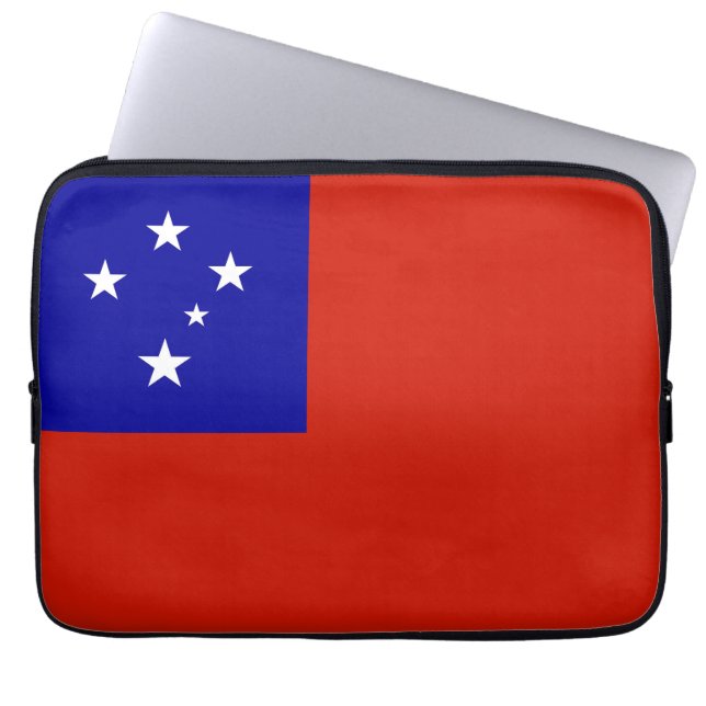 Funda Para Portátil Bandera de Samoa (Frente)