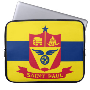 Funda Para Portátil Bandera de San Pablo (Minnesota)
