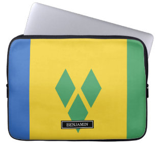 Funda Para Portátil Bandera de San Vicente