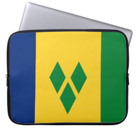 Funda Para Portátil Bandera de San Vicente y las Granadinas