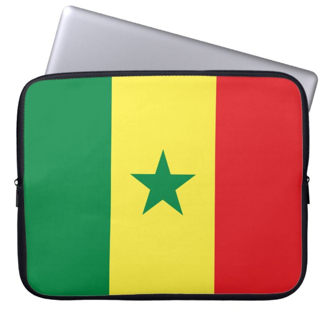 Funda Para Portátil Bandera de Senegal (Frente)