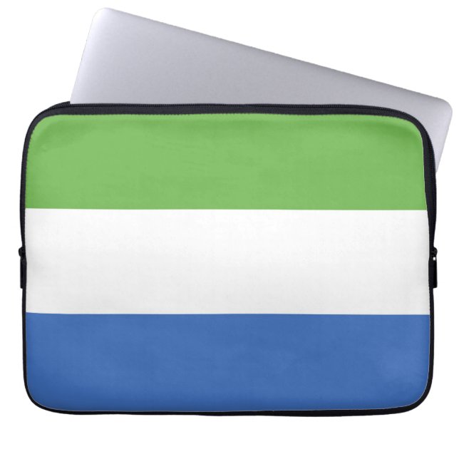 Funda Para Portátil Bandera de Sierra Leona (Frente)