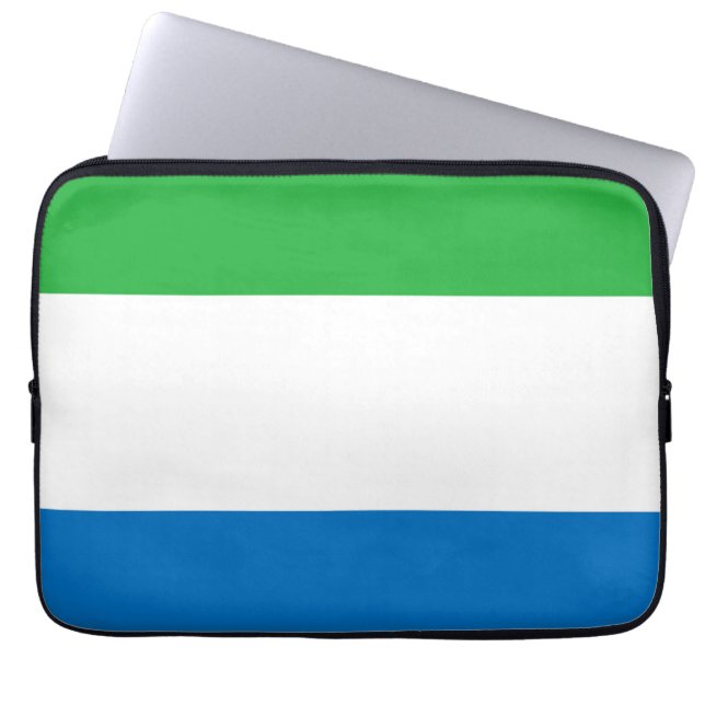 Funda Para Portátil Bandera de Sierra Leona (Frente)