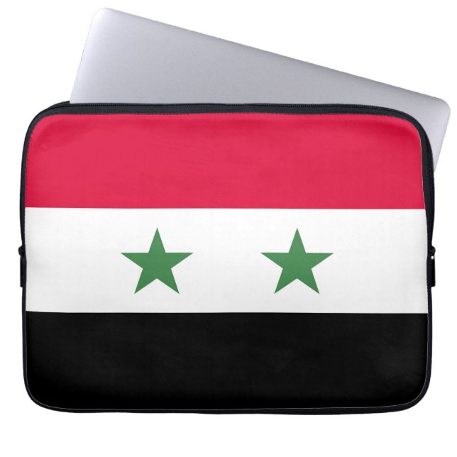 Funda Para Portátil Bandera de Siria (Frente)
