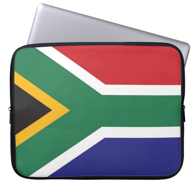 Funda Para Portátil Bandera de Sudáfrica (Frente)