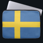 Funda Para Portátil Bandera de Suecia<br><div class="desc">¡Un regalo ideal para todos los patriotas de su país!</div>
