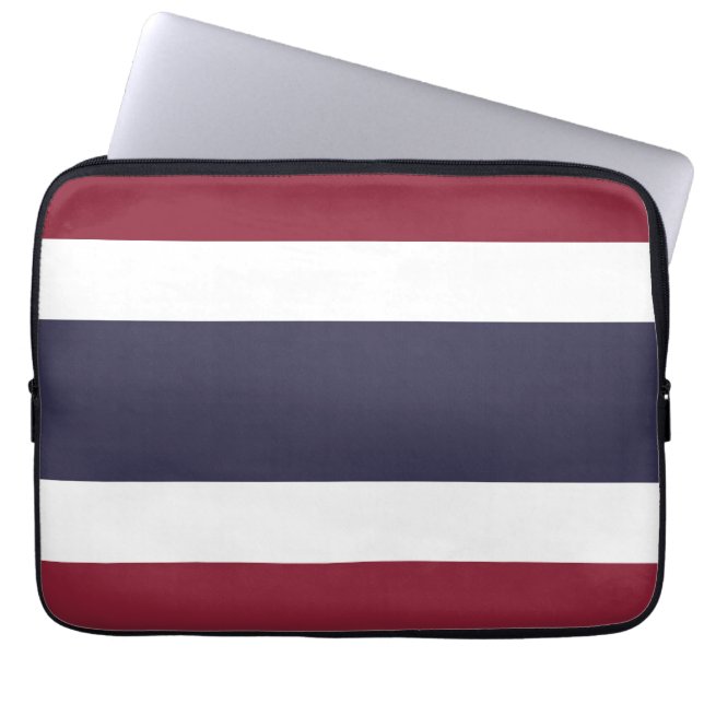 Funda Para Portátil Bandera de Tailandia (Frente)