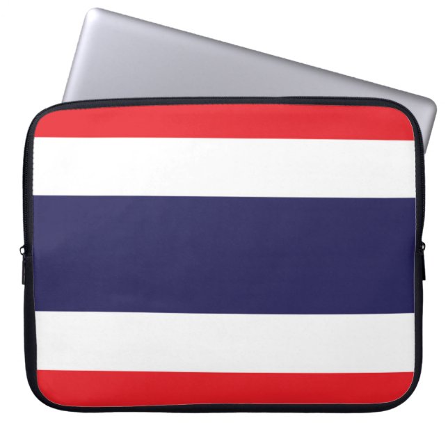 Funda Para Portátil Bandera de Tailandia (Frente)