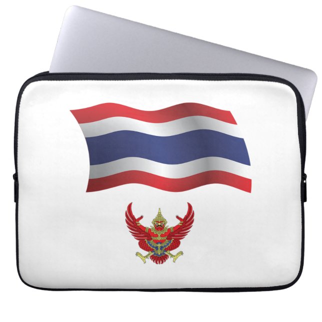 Funda Para Portátil Bandera de Tailandia (Frente)