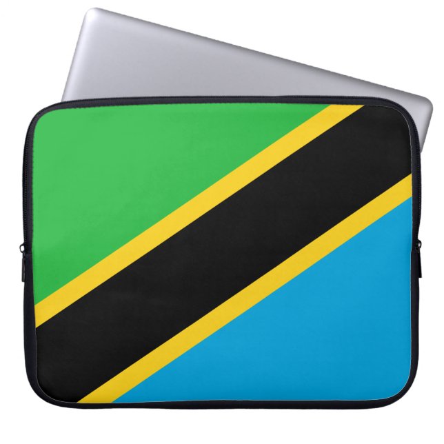 Funda Para Portátil Bandera de Tanzania (Frente)