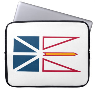 Funda Para Portátil Bandera de Terranova y Labrador (Canadá)