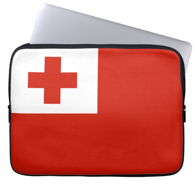 Funda Para Portátil Bandera de Tonga (Frente)