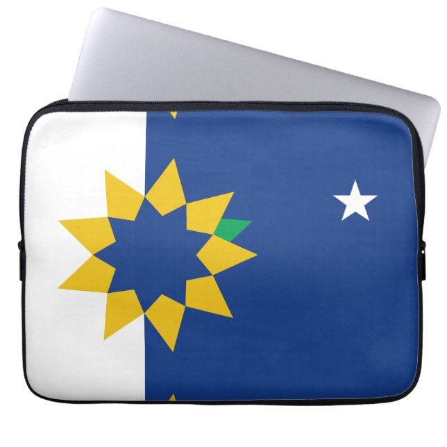 Funda Para Portátil Bandera de Topeka, Kansas (Frente)