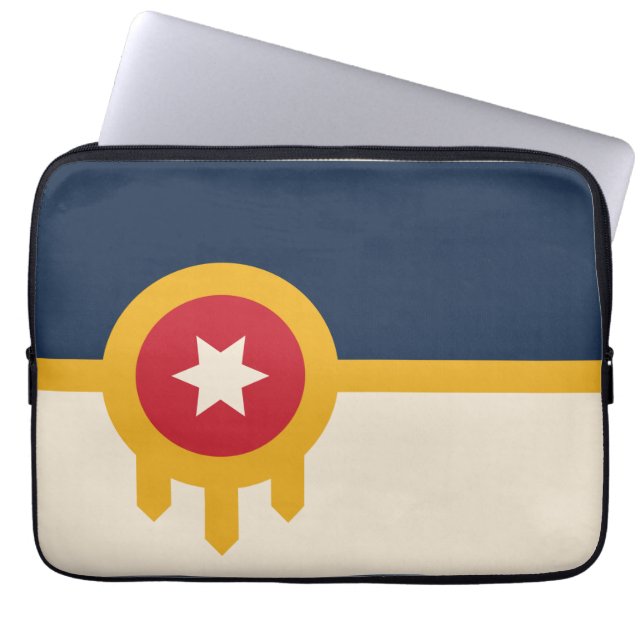 Funda Para Portátil Bandera de Tulsa, Oklahoma (Frente)