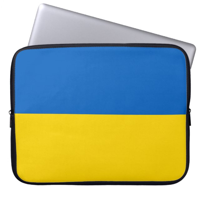 Funda Para Portátil Bandera de Ucrania (Frente)