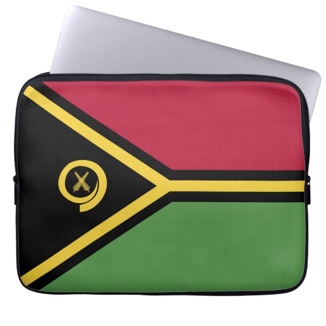 Funda Para Portátil Bandera de Vanuatu (Frente)