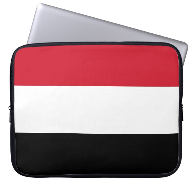 Funda Para Portátil Bandera de Yemen (Frente)