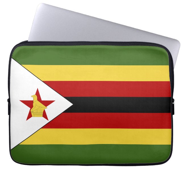Funda Para Portátil Bandera de Zimbabue (Frente)