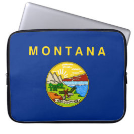 Funda Para Portátil Bandera del Estado de Montana