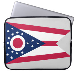 Funda Para Portátil Bandera del Estado de Ohio