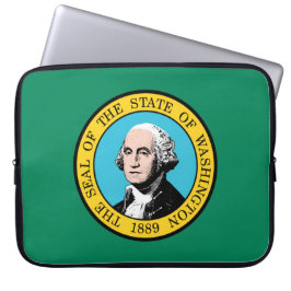 Funda Para Portátil Bandera del Estado de Washington