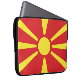 Funda Para Portátil Bandera del Norte de Macedonia