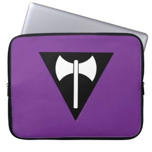 Funda Para Portátil Bandera del orgullo lésbico SlipperyJoe feminista 