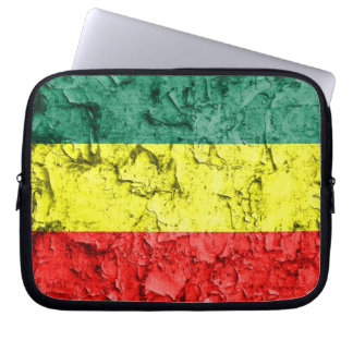 Funda Para Portátil Bandera del rasta del vintage