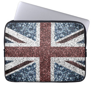 Funda Para Portátil Bandera del Reino Unido La cosecha rusa choca con