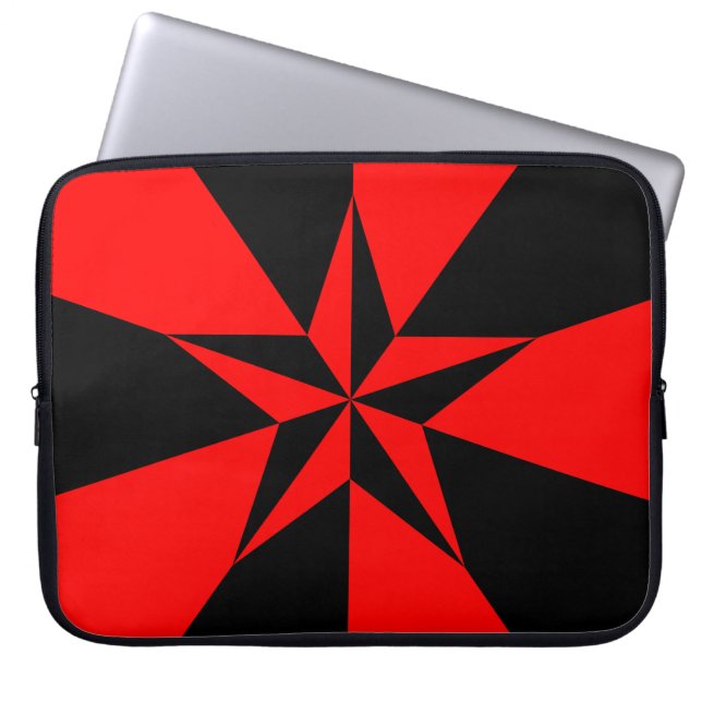 Funda Para Portátil Bandera del socialismo liberal (Frente)