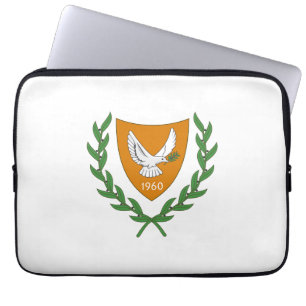 Funda Para Portátil bandera emblema símbolo escudo de armas país chipr