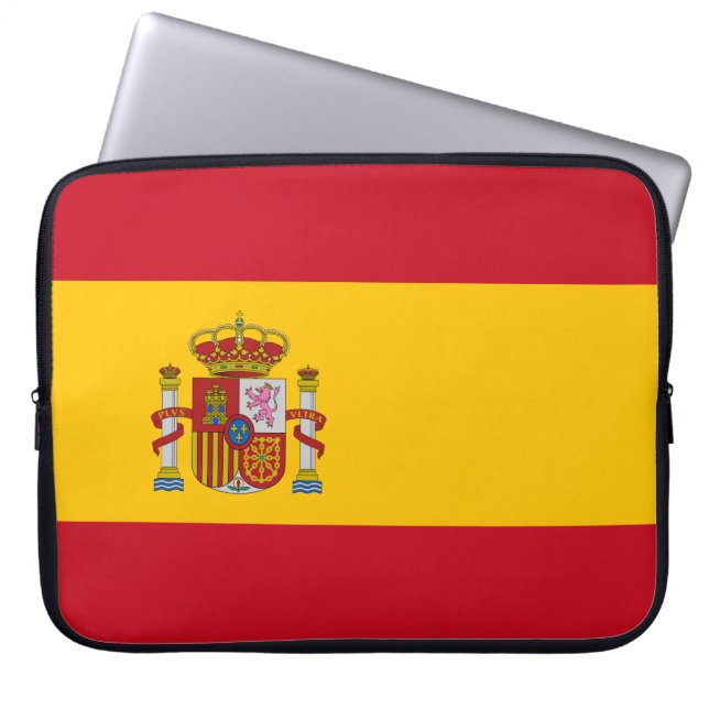 Funda Para Portátil Bandera española (España) (Frente)