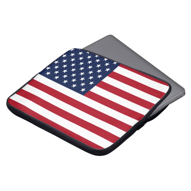 Funda Para Portátil Bandera estadounidense (Superior anverso)