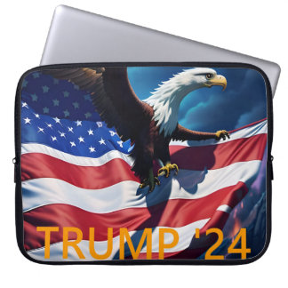 Funda Para Portátil Bandera estadounidense Águila estadounidense TRUMP