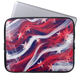 Funda Para Portátil Bandera estadounidense Neoprene Portátil Sleeve