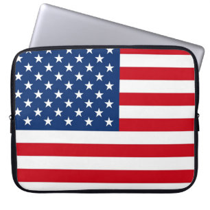 Funda Para Portátil Bandera estadounidense Patriótica Diseño Cubiert