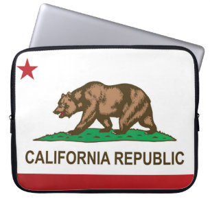 Funda Para Portátil Bandera estatal de California, Estados Unidos
