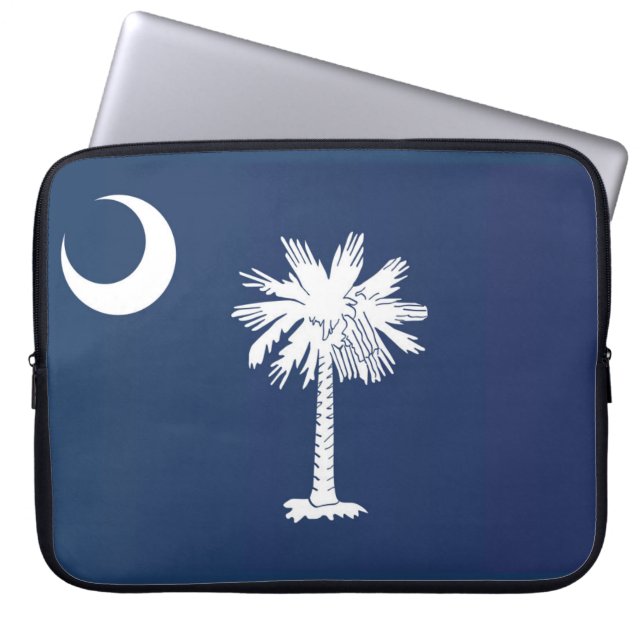 Funda Para Portátil Bandera Estatal de Carolina del Sur, Estados Unido (Frente)