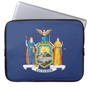 Funda Para Portátil Bandera estatal de Nueva York, Estados Unidos