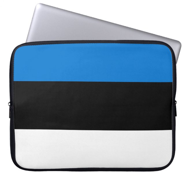 Funda Para Portátil Bandera estonia (Frente)