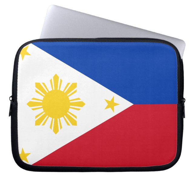 Funda Para Portátil Bandera filipina (Frente)