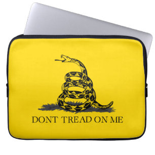 Funda Para Portátil Bandera Gadsden Amarilla Clásica No Pises en Mí