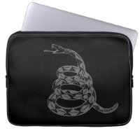 Bandera Gadsden No Pises en Mí Gris