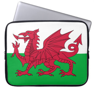 Funda Para Portátil Bandera galesa (Gales) (Dragón galés)