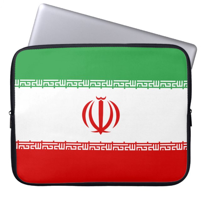 Funda Para Portátil Bandera iraní (Irán) (persa) (Frente)