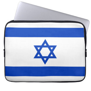 Funda Para Portátil Bandera israelí moderna patriótica