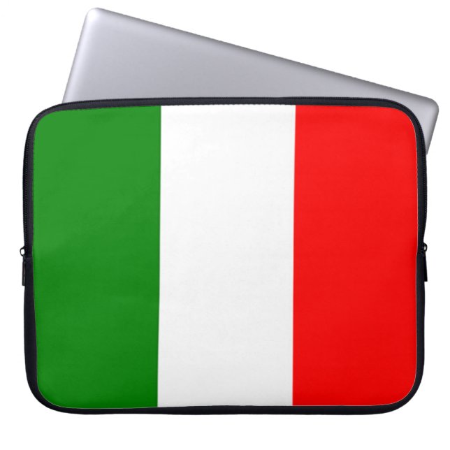 Funda Para Portátil Bandera italiana (Frente)