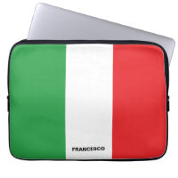 Bandera italiana audaz personalizada