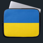 Funda Para Portátil Bandera nacional de Ucrania<br><div class="desc">Bandera nacional ucraniana funda de neopreno para portátiles - 10 pulgadas</div>