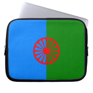 Funda Para Portátil Bandera oficial del gitano del Romany